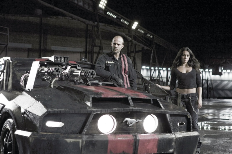 Natalie Martinez, males, mode of transportation, indoors, transportation, adult, industry, Jason Statham, land vehicle, night, portrait, motor vehicle