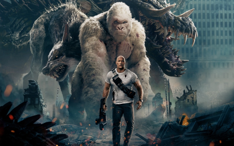 architecture, real people, Gorilla, young adult, men, smoke - physical structure, indoors, Dwayne, white, 2018, Johnson, uniform, adult, looking at camera