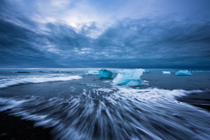 glacier, silk, 1080P, body, iceberg, body of water, beach, nature, jokulsarlon Lagoon, water, sea, cold - Temperature, landscape, viaje, blue, Ice II