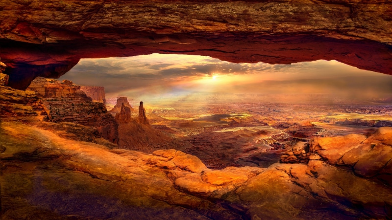 Canyonlands, southwest USA, arches National Park, dessert, rock - Object, geology, view, scenics, desert, sandstone, Shchukin, 4K, nature, Utah, USA, Landscape