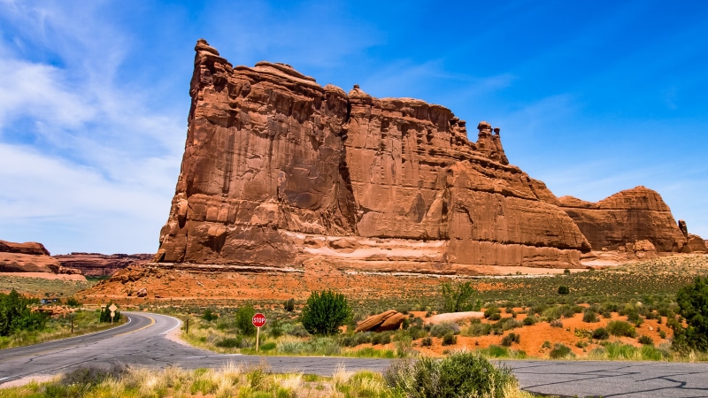 butte - Rocky Outcrop, formation, national  park, desert, arizona, bible, landscape, rock, american  west, rock - Object, sandstone, southwest USA, arches