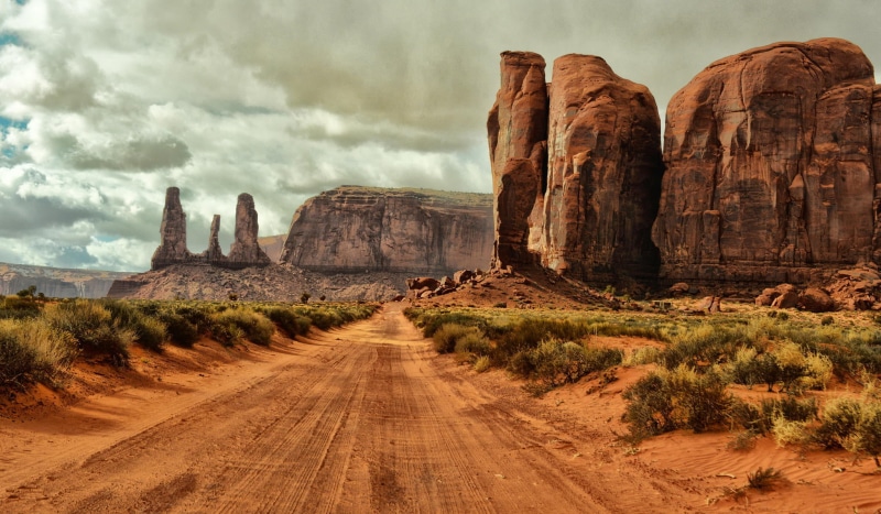 national Park, the way forward, canyon, AZ, sky, majestic, navajo Reservation, geology, rock Formation, remote, butte - Rocky Outcrop, extreme Terrain