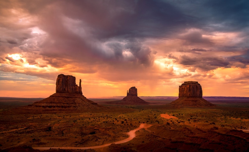 wild West, sunset, canyon, remote, rock - Object, red, tranquility, USA, 1080P, native American Ethnicity, travel, solid, monument Valley, arizona, mesa
