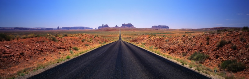 highway, no people, road trip, clear sky, transportation, journey, scenics - nature, Monument Valley, environment, desert, the way forward, land, outdoors
