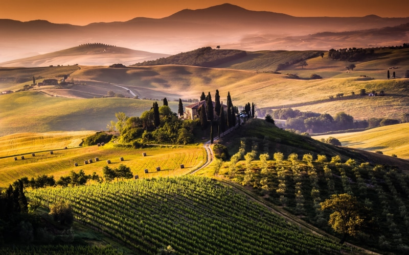 2K, tuscany, view, toscana, aerial, amazing, photography