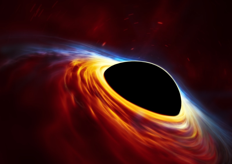 4K, HD, Burst of light, Supernova, Explosion, Accretion disk, Supermassive black hole, 4K