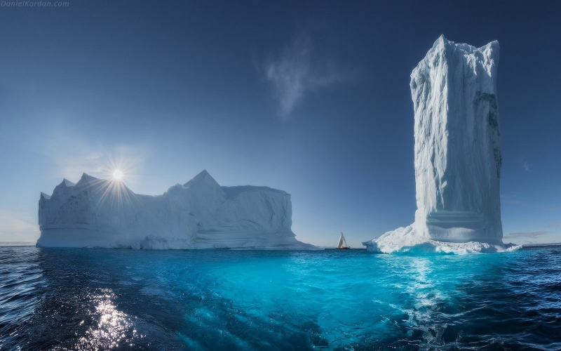 summer, 720P, sea, snow, cold temperature, tranquil scene, sun rays, Greenland, no people, frozen, beauty in nature, Sun, blue, turquoise colored, tranquility
