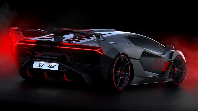 Supercar, Sport Car, Black Car, Lamborghini SC18, Car, Lamborghini, 1080P