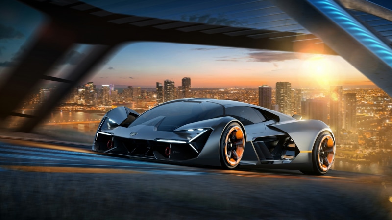 Sports cars, 4K, 4K, Concept cars, Future cars, Lamborghini Terzo Millennio