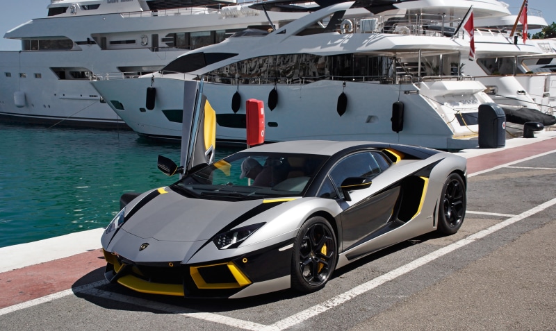 water, marbella, hp, body of water, engine, grey, ps, black  yellow, asphalt, gallardo, Lamborghini Gallardo, land Vehicle, lamborghini, luxury, puerto  banus