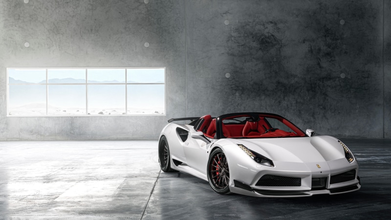 wheel, white car, cabriolet, cabrio, luxury vehicle, ferrari, 8k, 8k uhd, supercar, ferrari 488, sports car, rim, 8K