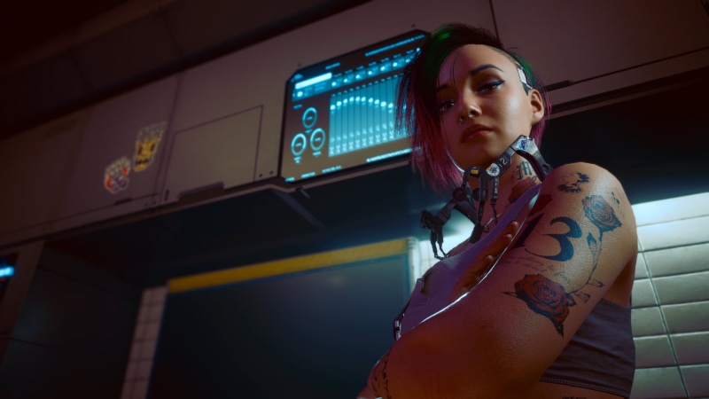 video game characters, video game girls, Cyberpunk 2077, 1080P, Judy Alvarez