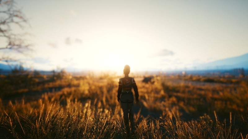 1080P, desert, Cyberpunk 2077, Panam Palmer, sunset