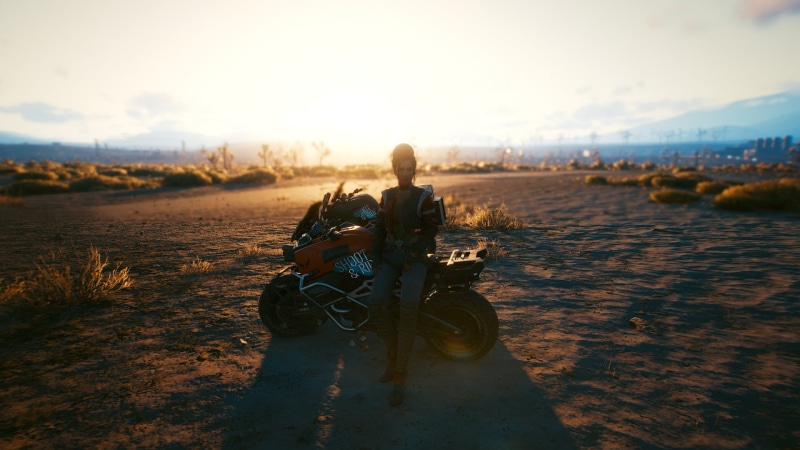 cyberpunk, motorcycle, video game girls, Cyberpunk 2077, desert, Panam Palmer, 1080P