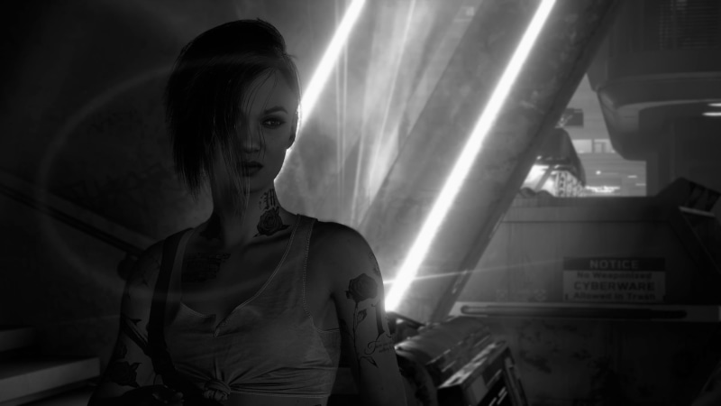 cyber, cyberpunk, smoking, Judy Alvarez, 1080P, Cyberpunk 2077