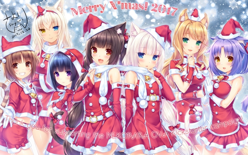 Azuki (Nekopara), Chocola (Nekopara), Vanilla (Nekopara), Cinnamon (Nekopara), Coconut (Nekopara), Anime, Nekopara, 1080P, Minazuki Shigure, Maple (Nekopara
