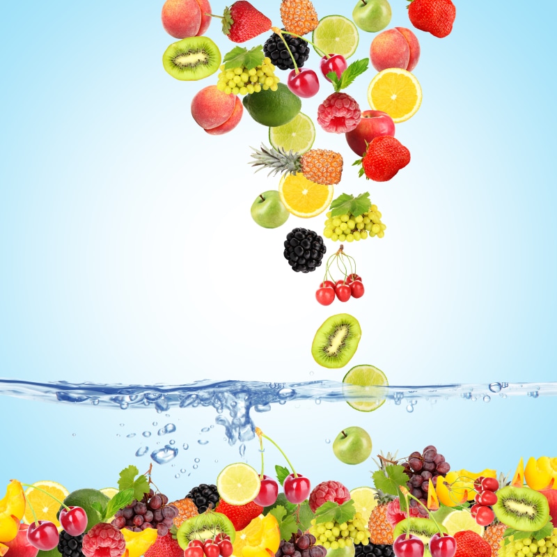 lot, bubbles, top, orange - fruit, apples, sliced, illustration, grapes, assorted, food, lemon, freshness, multi colored, grape, orange, cherry, 5K, food and drink