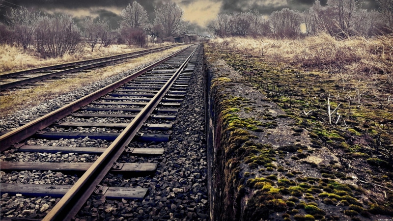 train, bar, life, track, transportation, 4K, railroad, implement, road, travel, tracks, transport, sky, railway