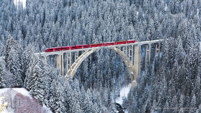 2K, railway, Transportation, rhaetian, viaduct, switzerland, langwieser