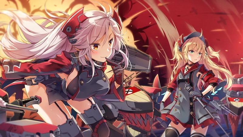 Azur Lane, 2K, anime, anime girls, Prinz Eugen (Azur Lane), Admiral Hipper (Azur Lane)