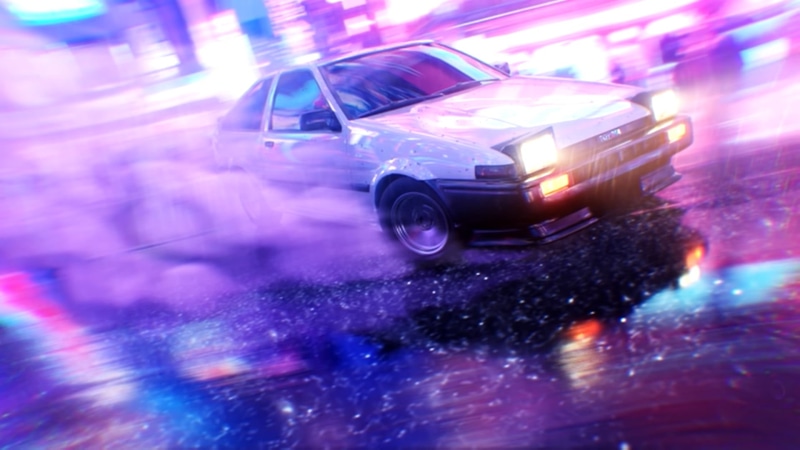 drift, smoke, Toyota Trueno, 1080P, Toyota AE86, Initial D