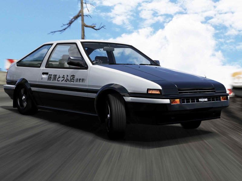 Toyota AE86, 2K, Initial D