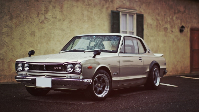 sedan, wheel, engine, gray, land Vehicle, mode of transportation, coupe, compact Car, JDM, stationary, 1080P, luxury, english Culture, urban Scene, ontario - Canada