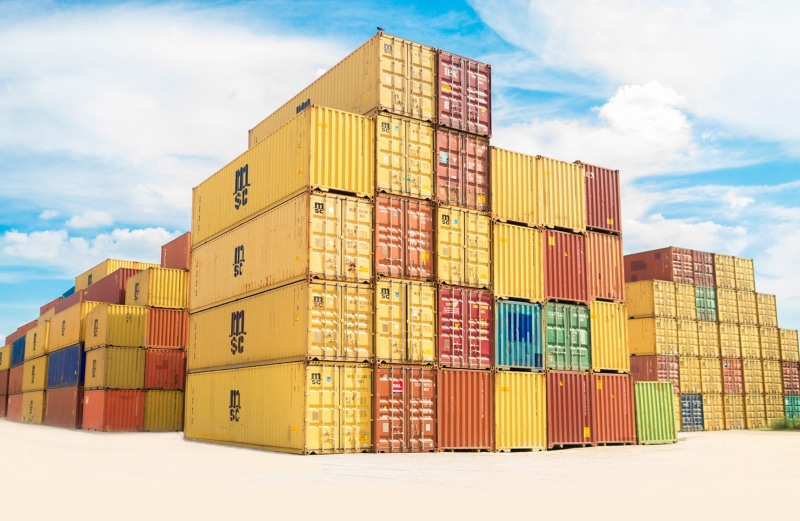 shipping, no people, harbor, loading, warehouse, cloud - sky, outdoors, pier, freight Transportation, container, crate, nature, stacking, delivering, 4K