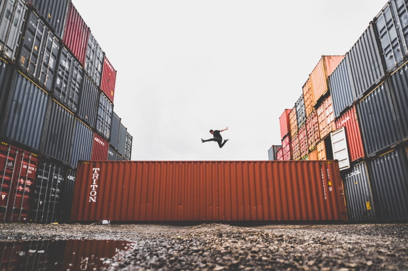 industry, pier, delivering, harbor, industrial Ship, cargo Container, full length, export, freight Transportation, transportation, sea, building, city