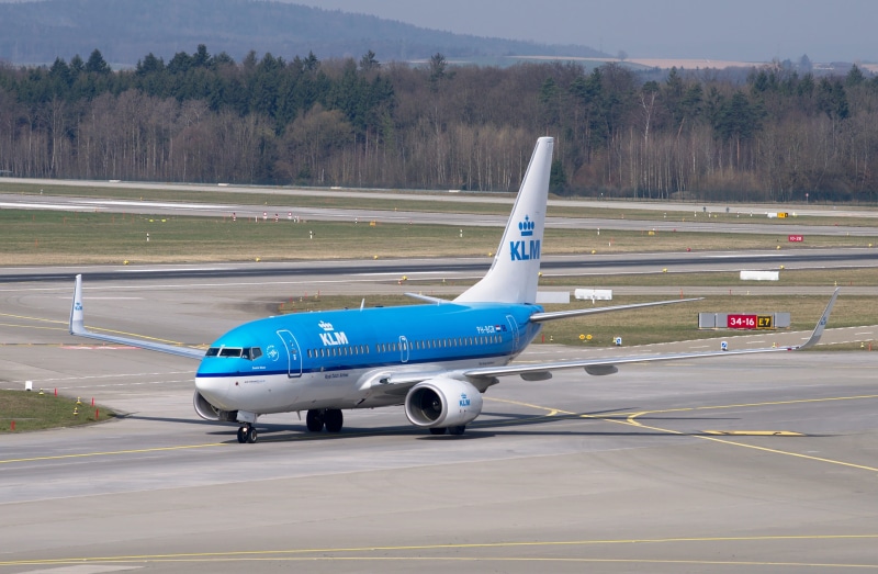boeing, stationary, air vehicle, land vehicle, nature, Aircraft, mode of transport, outdoors, side view, airport, road, zurich, day, airport runway, transportation