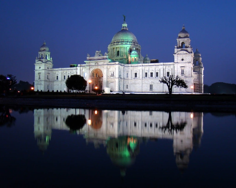 Victoria Memorial, memorial, sikhism, built structure, Kolkata, travel, India, religion, calcutta, public domain, 480P, architecture And Buildings, night