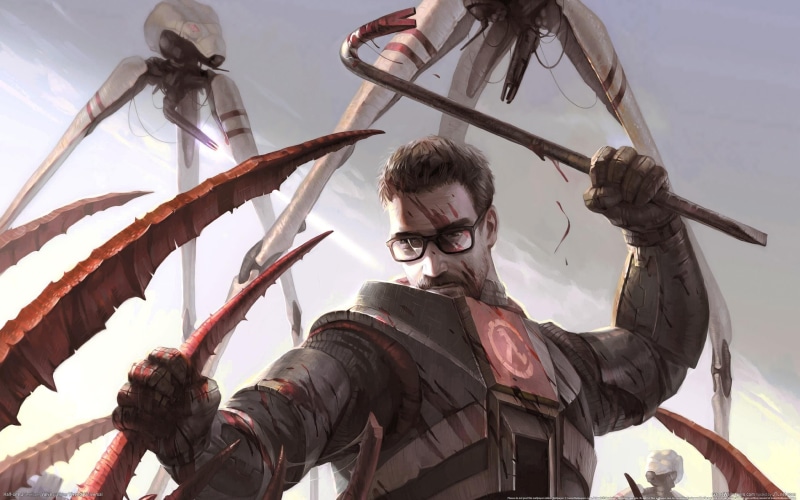 video games, artwork, 2K, Half-Life, Half-Life 2