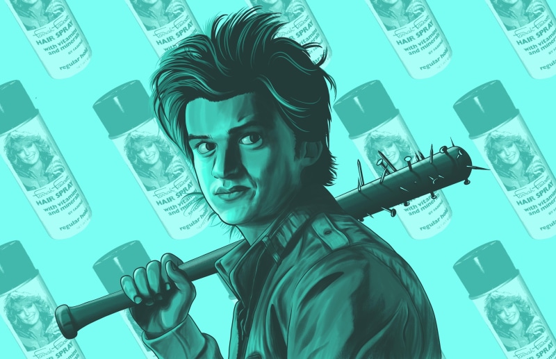 4K, things, steve, art, harrington, stranger