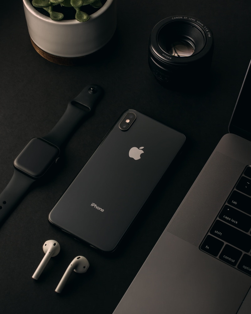 text, computer keyboard, indoors, apple, computer, 4K, black color, x, table, close-up, keyboard, communication, technology, arts culture and entertainment