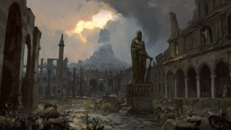  belief, 4K, architecture, structures, digital art, building exterior, place of worship, spirituality, ancient civilization, the past, Path of Exile