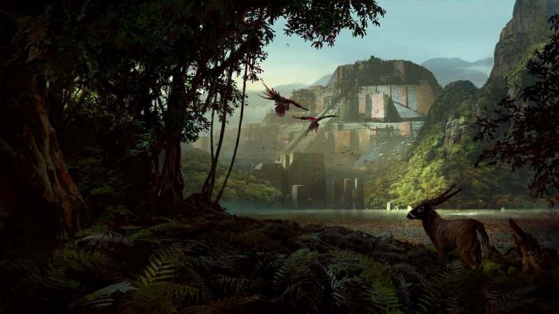 1080P, video games, Path of Exile, birds, landscape, forest, artwork, animals, digital art
