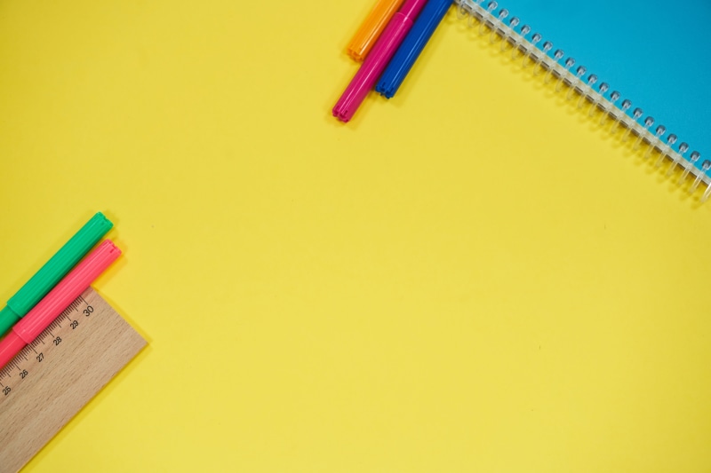 sharp, indoors, homework, writing instrument, pencil, still life, note, note pad, close-up, ruler, eraser, page, colored pencil, blue, wood - material