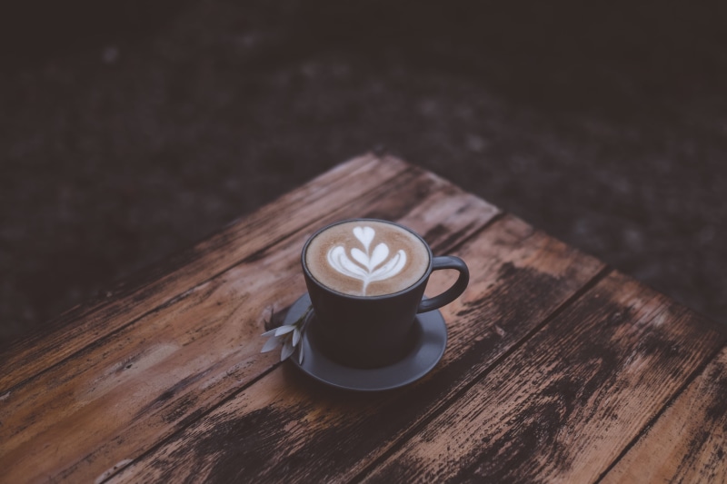 close-up, heat - Temperature, cup, black Color, coffee - Drink, indoors, non-alcoholic beverage, hot drink, espresso, coffee, 4K, freshness, table, crockery