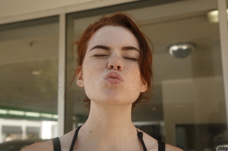 adult, human face, lifestyles, Sabrina Lynn, 1080P, indoors, black dress, leisure activity, women, headshot, redhead, front view, one person, close-up