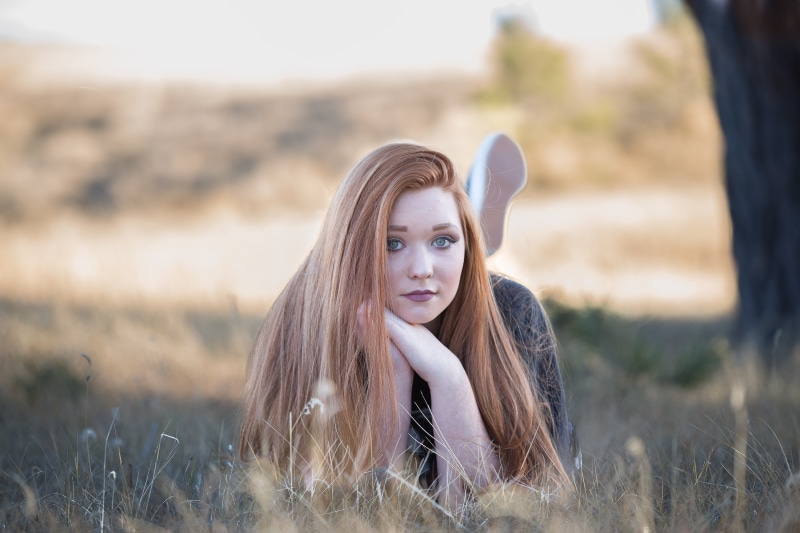 female, land, one person, leisure activity, attractive, face, hairstyle, 5K, women, girl, country, field, portrait, teenager, young, young women, green