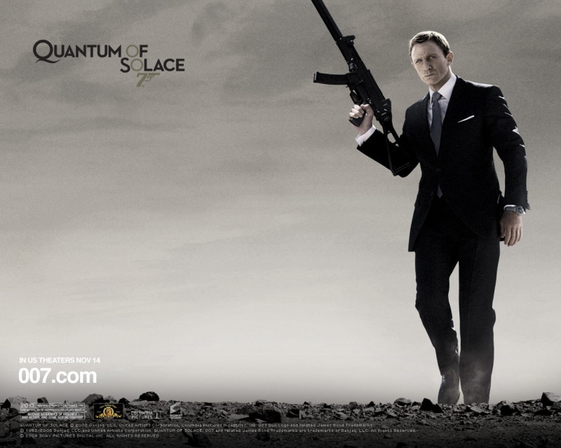 sky, Daniel Craig, weapon, 007, portrait, young men, land, adult, gun, movie poster, 720P, western script, communication, business, James Bond, standing