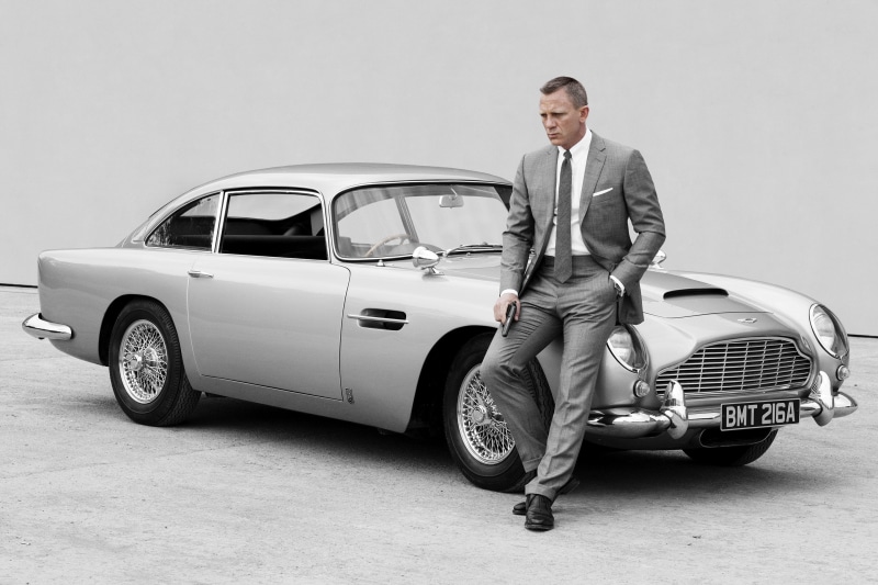 2K, James Bond, Daniel Craig, Aston Martin DB5, Skyfall, movies