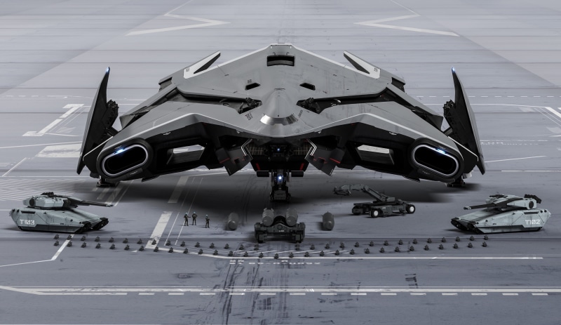 Crusader Industries, 4K, Star Citizen, Hercules Starlifter