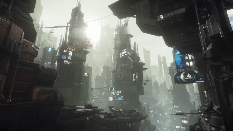 Star Citizen, landscape, CGI, cyberpunk, 1080P