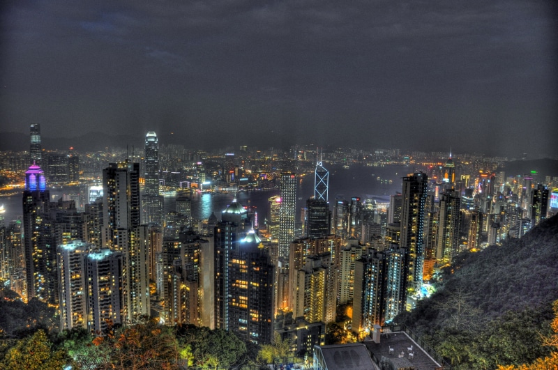 Photomatix Pro, 4K, TST, Tower, architecture, buildings, hong Kong, high-rise buildings, Victoria Peak, International Finance Centre, West Kowloon, Hong Kong Island