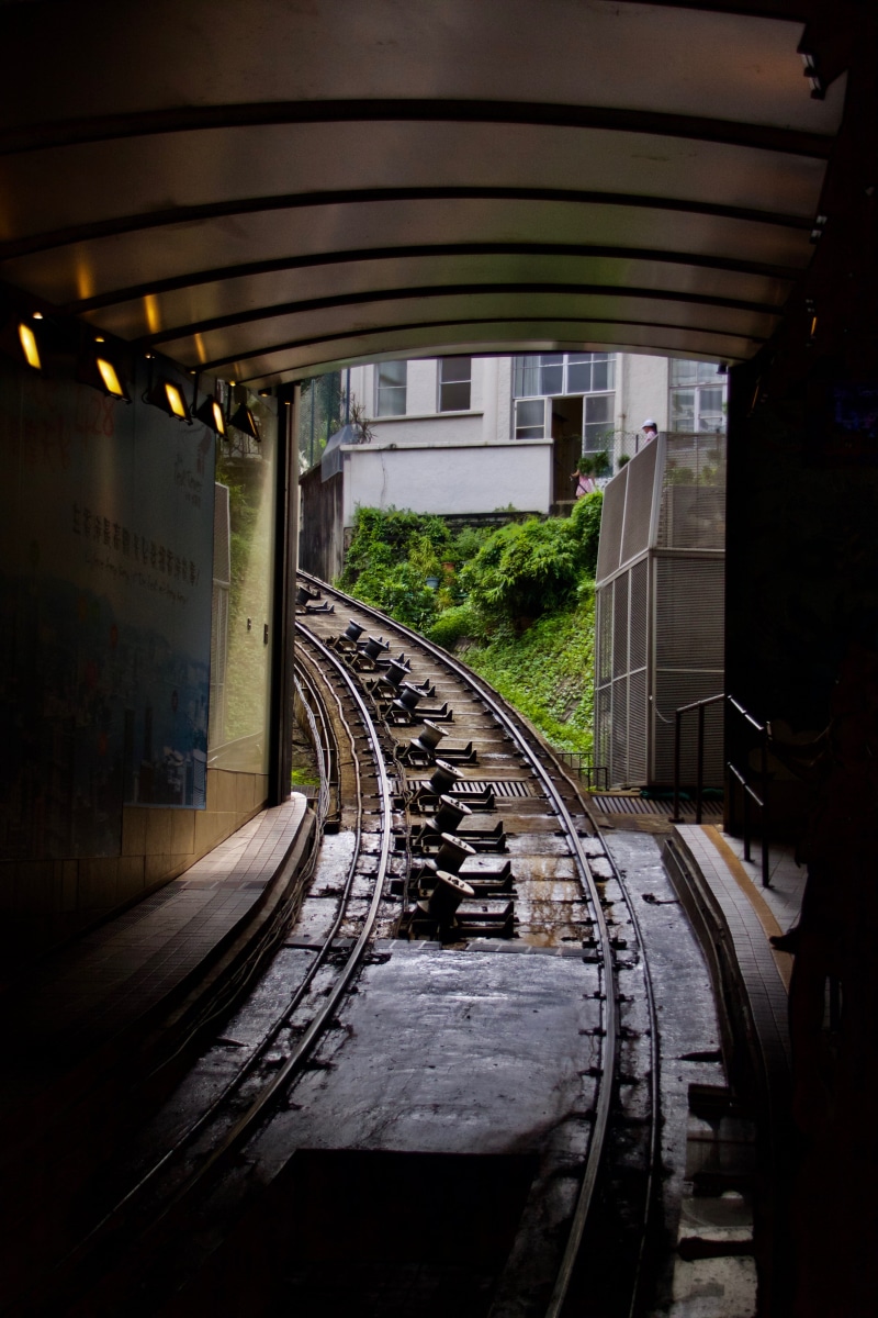 no people, holiday, technology, railroad track, train track, railroad station platform, transportation, public transportation, tram, arrival, curve, transport