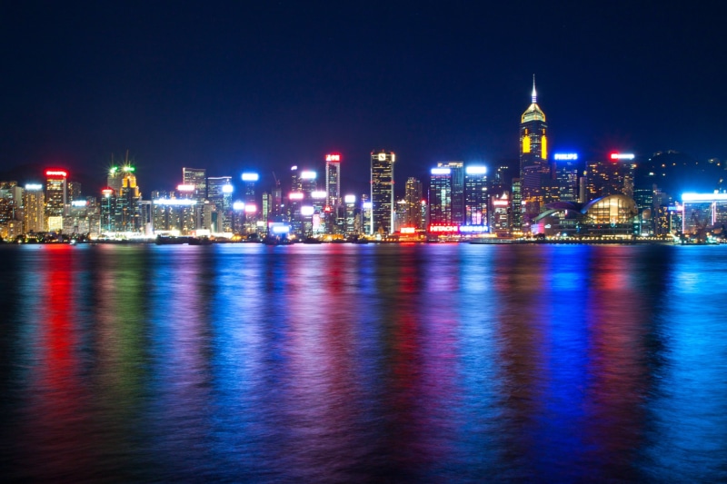 sky, financial District, tower, victoria harbour, tourism, blue, business, travel, reflection, finance, asia, travel Destinations, outdoors, skyscraper
