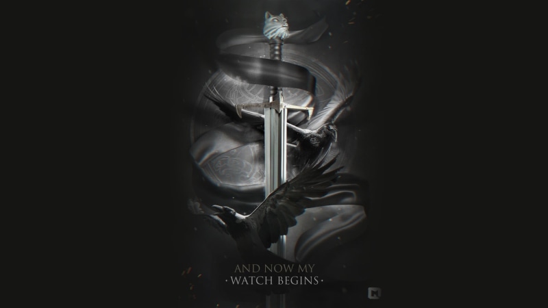Game of Thrones, animals, holding, dark, lifestyles, obscured face, begins, finger, studio shot, unrecognizable person, now, copy space, one person, portrait