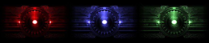 nightlife, digital composite, illuminated, panoramic, futuristic, three, circuits, architecture, motion, blurred motion, circle, collage, RGB, led, glowing
