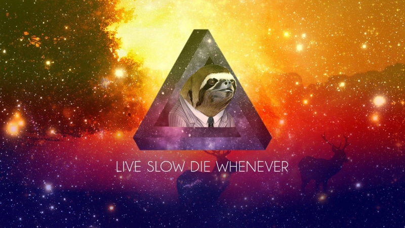 text, digital art, space, sloths, western script, astronomy, celebration, artwork, live, motivational, galaxy, whenever, no people, emotion, orange color